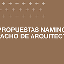 Propuestas Naming: Despacho de soluciones integrales (Arquitectura e Ingeniería) . Een project van  Reclame,  Br, ing en identiteit, Creatieve consultanc,  Design management,  Naming y  Creativiteit van Arely Guzman - 15.03.2022