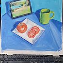 Meu projeto do curso: Pintura a óleo a partir do zero. Un projet de Beaux Arts, Peinture , et Peinture à l'huile de Maike Moreira - 15.03.2022