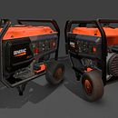 Portable generator (props realistas para videojuegos). Un proyecto de 3D, Modelado 3D, Videojuegos y Diseño de videojuegos de Kimberly Huaylla - 16.03.2022