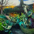 Límite Primitivo. Un proyecto de Pintura, Pintura al óleo, Ilustración naturalista				, Bellas Artes y Collage de Antonio Barahona - 16.03.2022