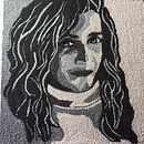 Mi Proyecto del curso: Bordado con punch needle: pasa de la imagen al retrato. Embroider, Punch Needle, and Textile Design project by Teresa Micol Aroca - 03.17.2022