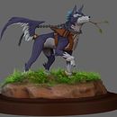 Repede. 3D Character Design, 3D, Sculpture, and 3D Modeling project by Adriano Cavalcanti de Oliveira - 03.17.2022