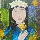 My project for course: Watercolor Portraits Inspired by Nature Ein Projekt aus dem Bereich Malerei, Aquarellmalerei und Porträtzeichnung von Sabrina Bland - 17.03.2022