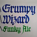 Grumpy Wizard, Funky Ale. Projekt z dziedziny T, pografia i  Kaligrafia użytkownika Gustavo Jaramillo - 17.03.2022