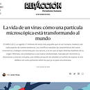 La vida de un virus | RED/ACCIÓN. Writing, Non-Fiction Writing, Creative Writing, Narrative, and Content Writing project by Javier Sinay - 03.18.2022