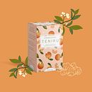 Projekt opakowania herbaty. Un projet de Design , Illustration traditionnelle, Design graphique, Packaging , et Conception de produits de Justyna Kujawa - 18.03.2022