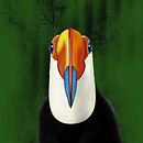 Tucano. Ilustração tradicional, Ilustração digital, e Desenho digital projeto de Mau Ricio - 17.03.2022