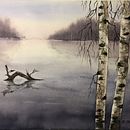 My project for course: Atmospheric Landscapes in Watercolor . Een project van  Beeldende kunst, Schilderij y Aquarelschilderen van Maria Maksakova - 19.03.2022