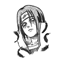 Itachi Uchiha. Een project van Traditionele illustratie, Digitale illustratie y  Tatoeageontwerp van Alex Santos - 18.03.2022