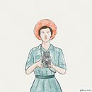 Vivian Maier. Een project van Traditionele illustratie,  Tekening, Digitale illustratie, Stor, telling, Aquarelschilderen,  Portrettekening,  Artistieke tekening y Kinderillustratie van Ilaria Zonda - 20.03.2022