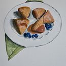 My project for course:  Flavorful Food Illustration with Watercolor. Ilustração tradicional, Artes plásticas, Pintura, e Pintura em aquarela projeto de Jeanette Jackson - 21.03.2022