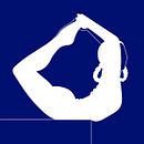 Dhanurasana astratto. Un progetto di Illustrazione tradizionale di Francesca Pietrobon - 21.03.2022