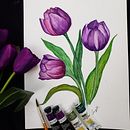 My project for course: Negative Watercolor Painting for Botanical Illustration Ein Projekt aus dem Bereich Traditionelle Illustration, Aquarellmalerei und Botanische Illustration von Sangita Saha - 22.03.2022