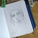 Mi Proyecto del curso: Sketchbook de retrato: explora el rostro humano. Esboçado, Desenho, Desenho de retrato, Desenho artístico, e Sketchbook projeto de marce_lot_valenzuela16 - 23.03.2022