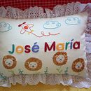 Mi Proyecto del curso: Letras bordadas: el hilo como herramienta gráfica. Bordado, e Design têxtil projeto de Alessandra Pasmiño - 23.03.2022