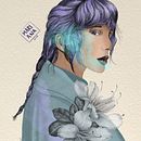 Meu projeto do curso: Retrato Ilustrado com Procreate. Un proyecto de Ilustración tradicional, Ilustración vectorial, Ilustración digital y Dibujo de Retrato de Mariana Soares Gomes - 15.03.2022
