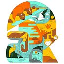 My project for course: Stylized Vector Illustration with Color and Character. Un progetto di Illustrazione tradizionale, Graphic design, Illustrazione vettoriale e Illustrazione digitale di Genevieve St. Charles Monet - 24.03.2022