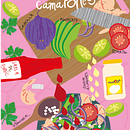 Mi Proyecto del curso: Recetas ilustradas: crea dibujos deliciosos. Projekt z dziedziny Trad, c, jna ilustracja, Infografika, Grafika wektorowa,  R, sunek, Ilustracja c, frowa, Malarstwo c, frowe, Sketchbook,  R, sunek atramentem, Ilustracja naturalist i czna użytkownika DONNA LOPEZ - 17.03.2022