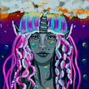 Mi Proyecto del curso: Retratos digitales de fantasía con Photoshop  . Ilustrație tradițională, Desen, Ilustrație digitală, Desen de portret, Desen digital și Pictură digitală de Jose Pavez Navarro - 03.24.2022