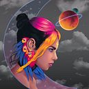 Mi Proyecto del curso: Retratos digitales de fantasía con Photoshop. Projekt z dziedziny Trad, c, jna ilustracja,  R, sunek, Ilustracja c, frowa, Portret, R, sunek c, frow, Malarstwo c, frowe, Design i Projektowanie graficzne użytkownika Carlos Alberto López Hernández - 24.03.2022