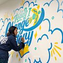 Today I Change My Story - Five Keys Mural . Un projet de Illustration traditionnelle, Lettering, Illustration numérique, Lettering numérique, Lettering manuel, Peinture, Peinture acr, lique , et Art urbain de Roselly Monegro - 24.03.2022