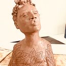 Meu projeto do curso: Introdução à escultura figurativa com argila. Projekt z dziedziny  Sztuki piękne i Rzeźba użytkownika juliamanta - 24.03.2022