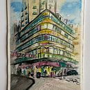 My project for course: Architectural Sketching with Watercolor and Ink. Un progetto di Bozzetti, Disegno, Pittura ad acquerello, Illustrazione architettonica, Sketchbook e Illustrazione con inchiostro di kat_van_lichterfelde - 11.01.2022