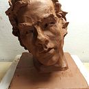 Mi Proyecto del curso: Introducción a la escultura figurativa con arcilla. Un progetto di Belle arti e Scultura di Natalia Cebollero - 26.03.2022