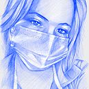 Mi Proyecto del curso: Sketchbook de retrato: explora el rostro humano. Un proyecto de Bocetado, Dibujo, Dibujo de Retrato, Dibujo artístico y Sketchbook de alberth dzay - 10.03.2022
