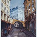 Mon projet du cours : Représentation architecturale à l'aquarelle. Un projet de Aquarelle de Marie Louise FLOCH - 27.03.2022