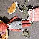 Meu projeto do curso: Amigurumi: design de roupa, cabelo e acessórios. Un proyecto de Artesanía, Diseño de juguetes, Tejido, Crochet, Amigurumi y Diseño textil de anocas_84 - 27.03.2022