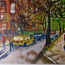 New York . Un progetto di Design, Illustrazione tradizionale, Architettura e Belle arti di Erwin Cardona - 28.03.2022