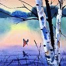 My project for course: Atmospheric Landscapes in Watercolor . Un progetto di Belle arti, Pittura e Pittura ad acquerello di Colin Ayers - 28.03.2022
