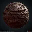 Brick Material . % Adrián Bautista Gil tarafından hazırlanan Video O, unları, Ve 3D projesi - 03.29.2022