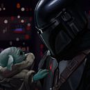 Mandaloriano  . Ilustrație digitală de Ángel Ivan Hernández Fuentes - 03.30.2022