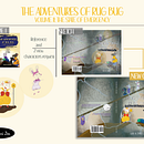 Book cover and character design for The Adventures of Rug Bug. Een project van Traditionele illustratie y Kinderillustratie van Marisabel Cuberos - 31.03.2022