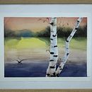 My project for course: Atmospheric Landscapes in Watercolor . Un progetto di Belle arti, Pittura e Pittura ad acquerello di Zsanett Godnics Bakos - 31.03.2022