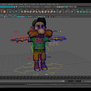 Mi Proyecto del curso: Rigging y deformación de un personaje. 3D, Animação, Rigging, e Animação de personagens projeto de Roberto Diaz - 29.03.2022