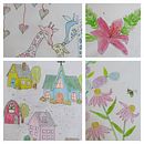 Mi Proyecto del curso: Técnicas de ilustración para desbloquear tu creatividad. Un projet de Design , Illustration traditionnelle, Beaux Arts, Peinture, Créativité, Créativité avec les enfants , et Carnet de croquis de luzk_pavez2 - 02.04.2022