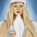 Angel . Ilustrație tradițională de Нели Чапърова - 04.02.2022