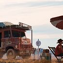 Mi Proyecto del curso: Creación y pintura de escenarios fantásticos en Photoshop . Un proyecto de Ilustración tradicional, Dibujo, Ilustración digital, Concept Art y Pintura digital de Wilber Rivera - 01.04.2022