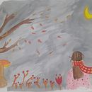 Noche de Otoño. . % cardortgon323 tarafından hazırlanan Geleneksel illüstras, on, Güzel sanatlar, Tablo, Guaj Bo, Ve ama projesi - 04.03.2022