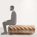 Twisted Tables | Twisted Wood textiles. Textile Design, and Product Design project by Tesler + Mendelovitch - 04.03.2022