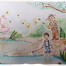 Mi Proyecto del curso: Ilustración en acuarela con influencia japonesa . % Isabel Mañas tarafından hazırlanan Geleneksel illüstras, on, Çizim, Sulubo, Ve a Resim projesi - 04.03.2022