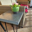 Final project: terrazzo side table. Un projet de Artisanat, Design, Fabrication de mobilier, Design d'intérieur, Décoration d'intérieur , et DIY de Monika Keser - 04.04.2022