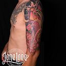 My project for course: Artistic Tattoos in Full Color. Un proyecto de Ilustración tradicional, Dibujo, Ilustración digital, Diseño de tatuajes y Dibujo digital de Lone Lone - 05.04.2022