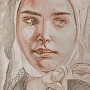 Ritratto con matite . Een project van Traditionele illustratie van silvia_art - 02.04.2022