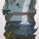 Mijn project van de cursus: Fantasielandschappen schilderen met gouache Ein Projekt aus dem Bereich Traditionelle Illustration, Malerei und Gouachemalerei von femkestruijs - 05.04.2022