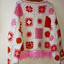 Meu projeto do curso: Granny square de crochê: crie sua própria malha. Un progetto di Fashion design, Fiber Art, DIY, Uncinetto e Textile Design di Rita de Cássia Pinheiro Guimarães - 05.04.2022