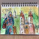 My Project. Projekt z dziedziny Trad, c, jna ilustracja, Sketching, Kreat, wność,  R, sunek, Malowanie akwarelą i Sketchbook użytkownika tuckamore - 06.04.2022